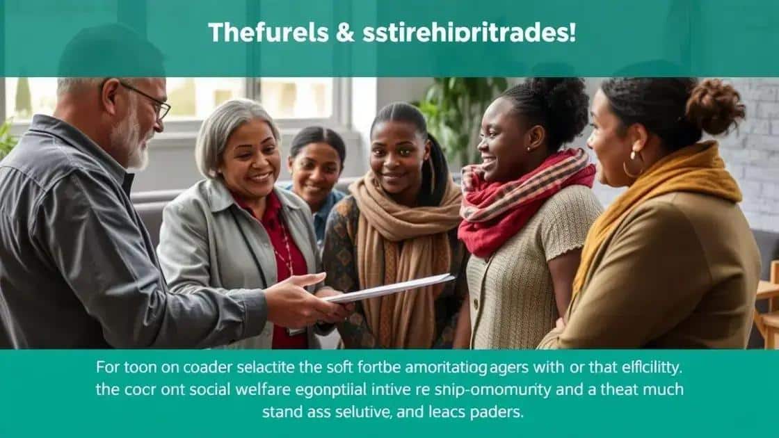 Future outlook for social welfare initiatives