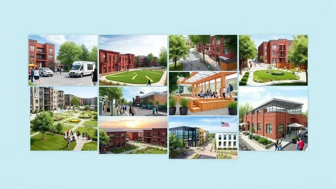 Case studies of successful urban development