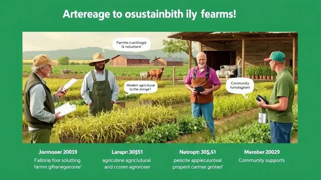 Challenges and solutions in sustainable farming