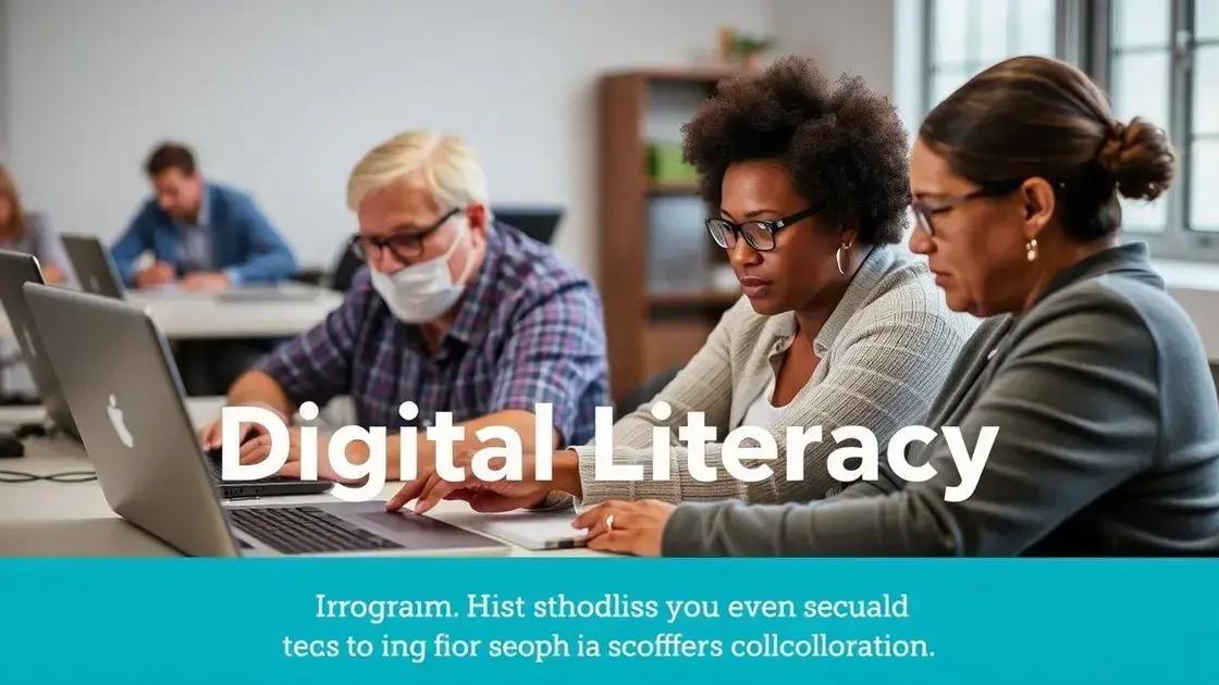 Key benefits of digital literacy programs